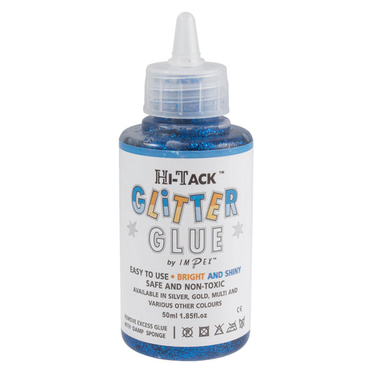 Hi-Tack Glitter Glue: Royal: 50ml