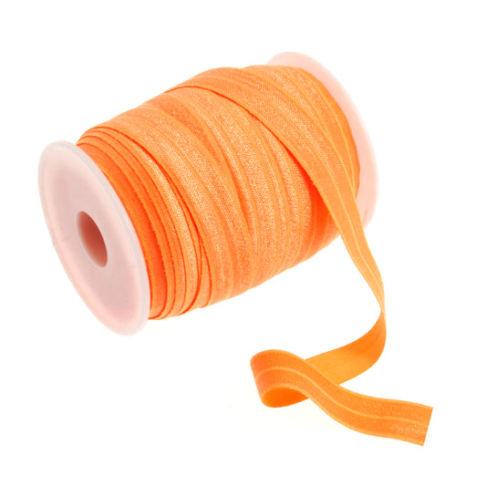 Fold Over Elastic:16mm-Orange