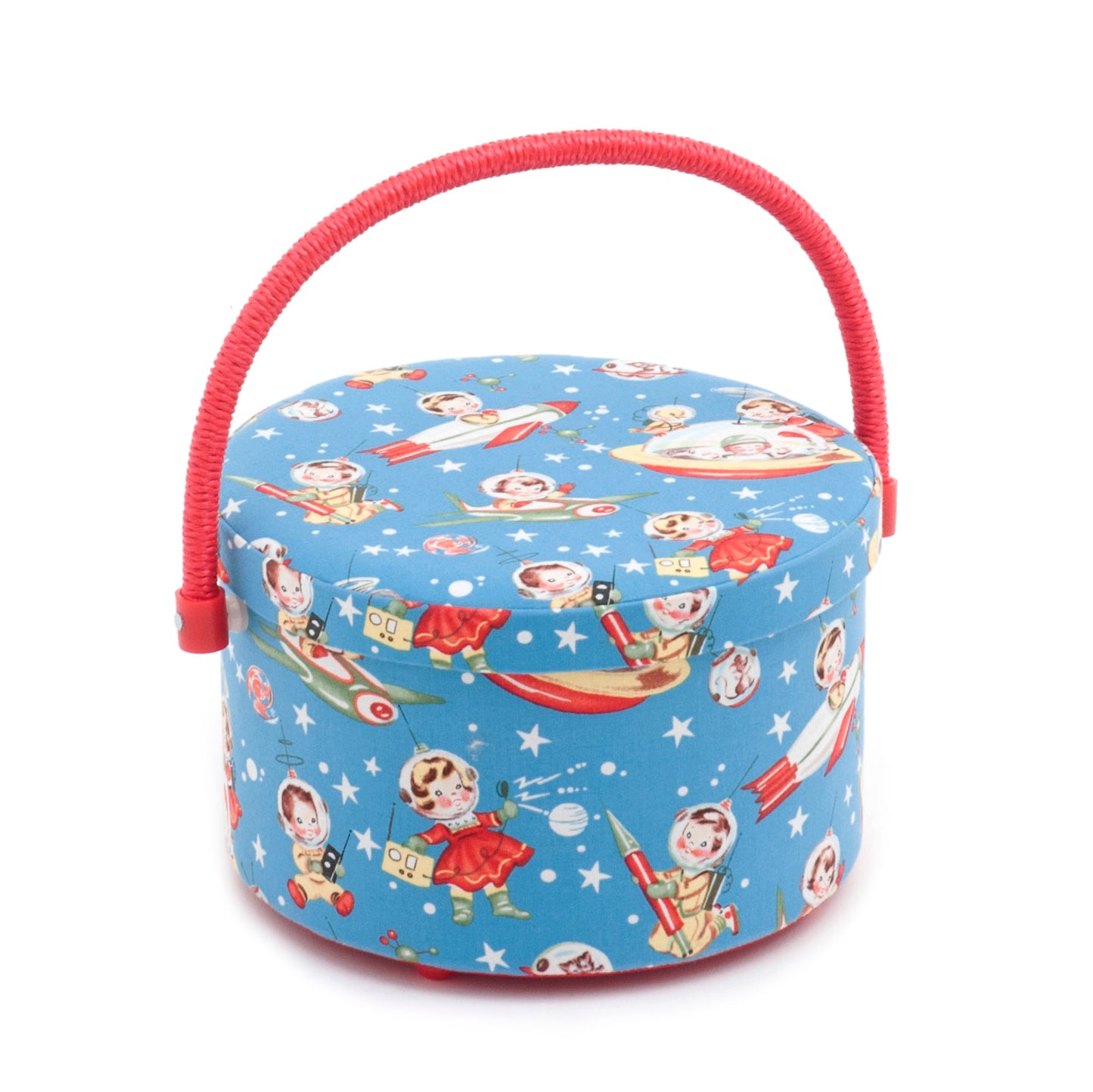 Sewing Box: Round: Retro Rocket Rascals