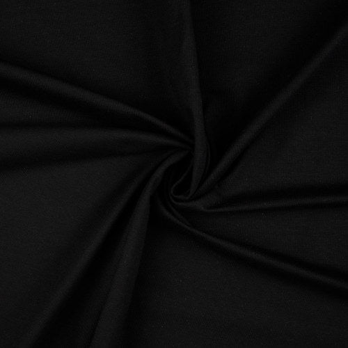100% Plain Cotton- Black
