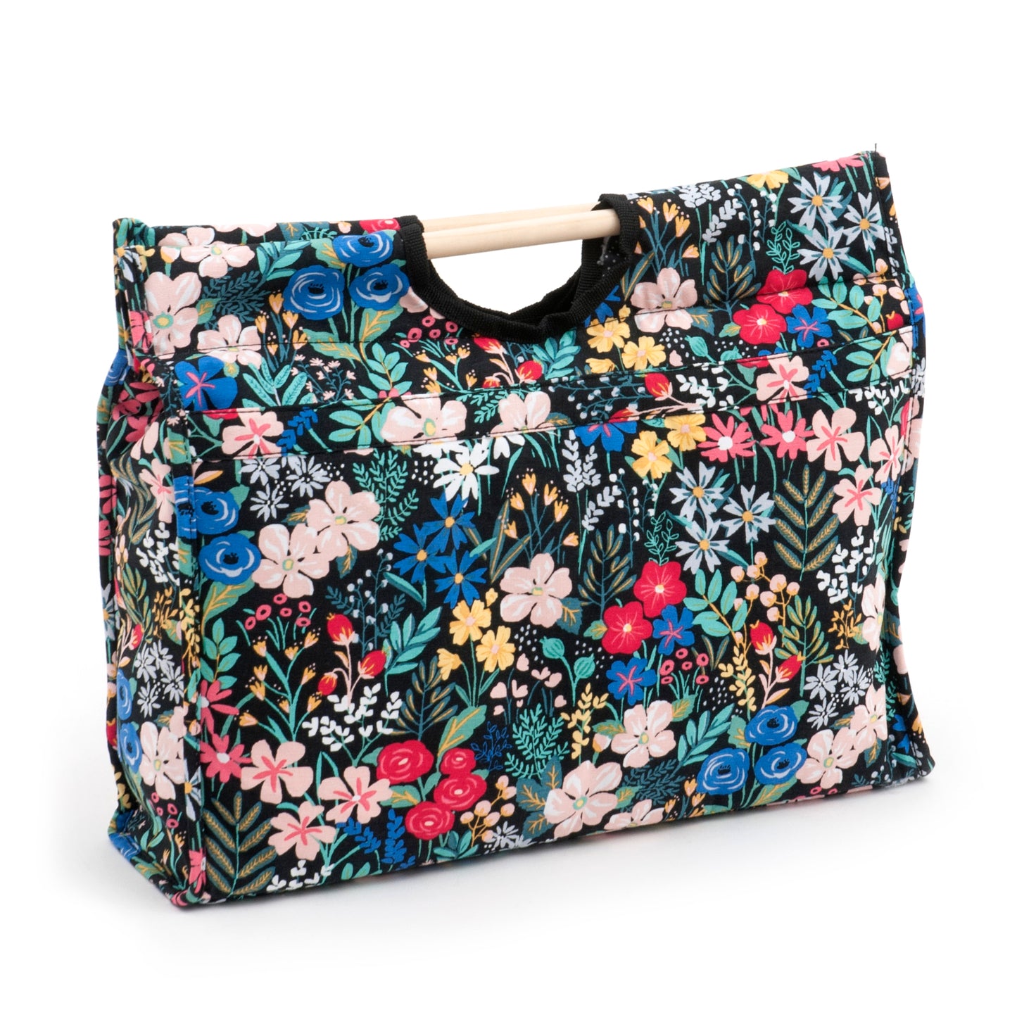 Craft Bag with Wooden Handles: Summertime