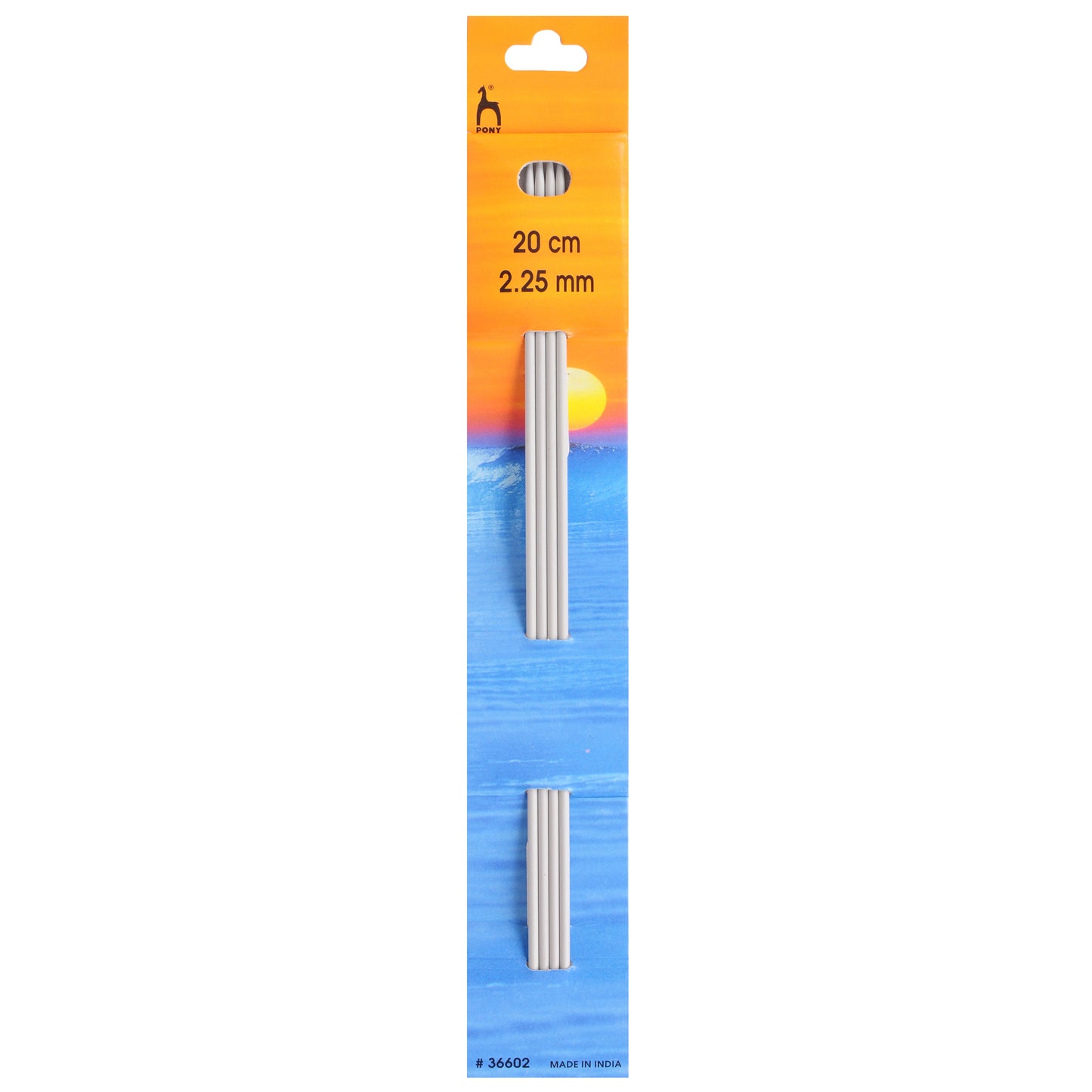 Knitting Pins Sets of Four Double Ended 20cm x 2.25mm