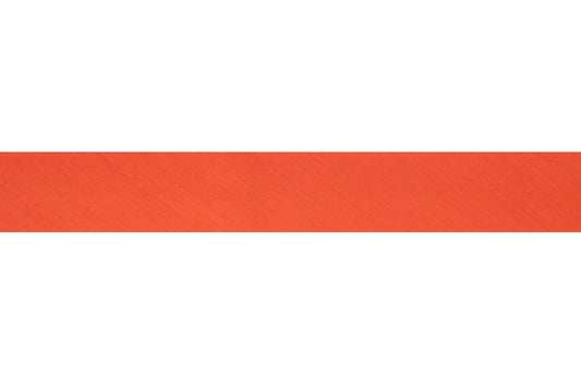 Trim: Bias Binding: Polycotton: 2.5m x 25mm: Orange