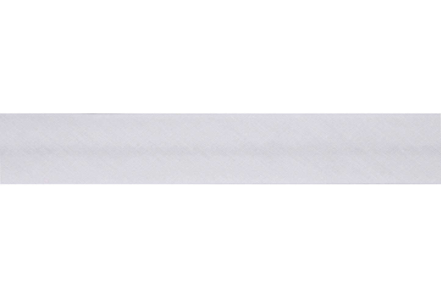 Trim: Bias Binding: Polycotton: 2.5m x 25mm: White
