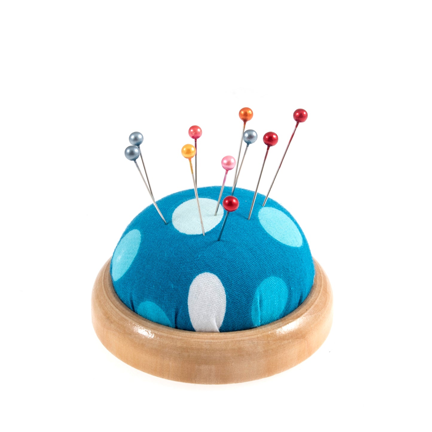 Pincushions with Wooden Base