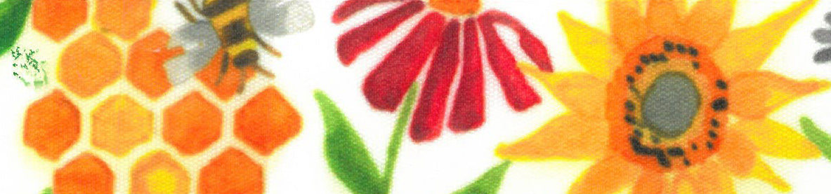 Flower Patch: 25 mm: White/Multi