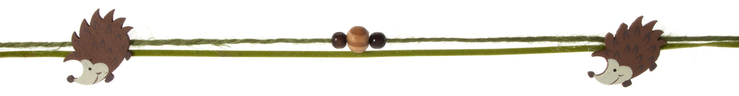 Trim: String Hedgehog: 30mm: Green