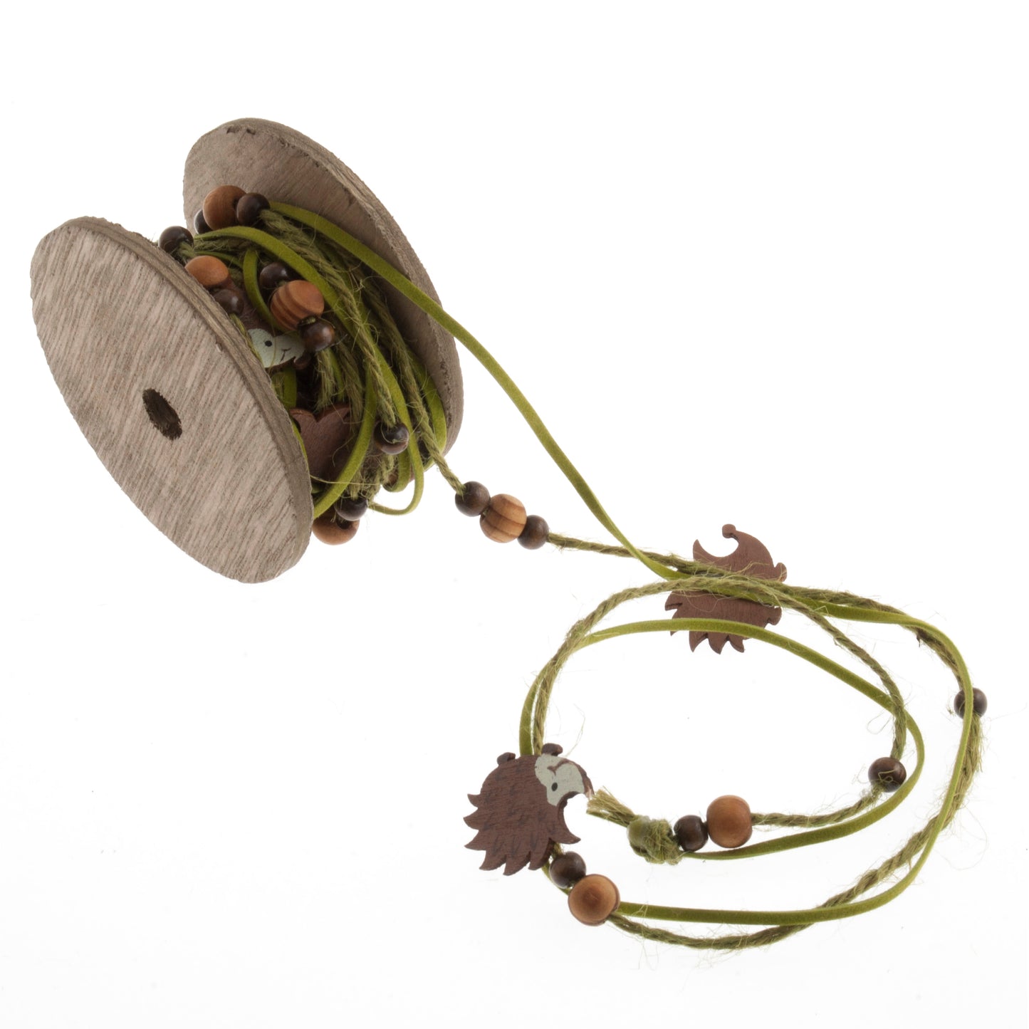 Trim: String Hedgehog: 30mm: Green