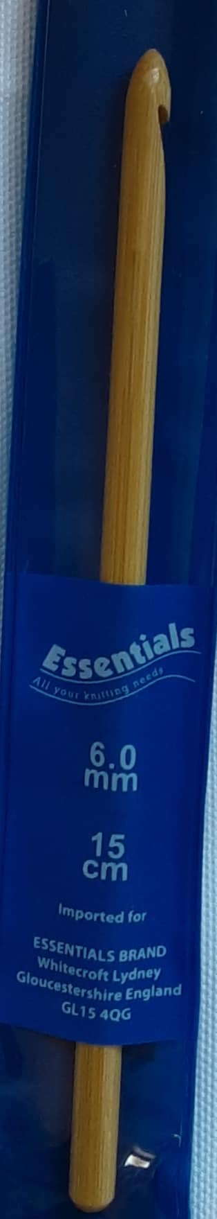 Bamboo Crochet Hooks 6mm