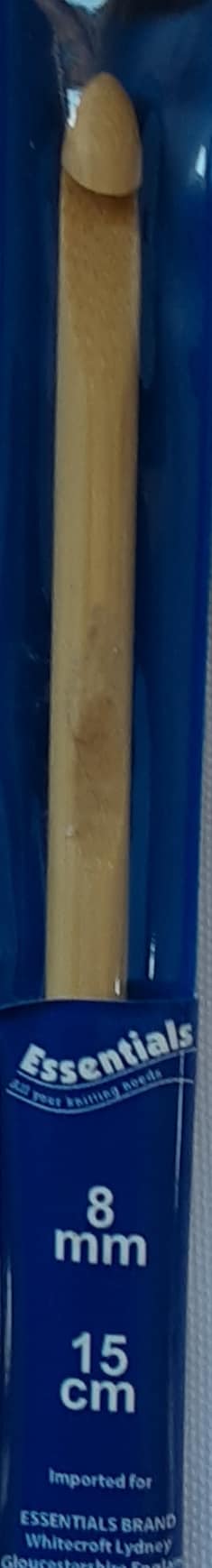 Bamboo Crochet Hooks 8mm