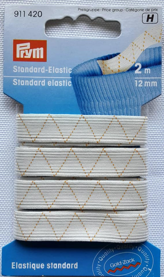 Standard-Elastic 12mm white