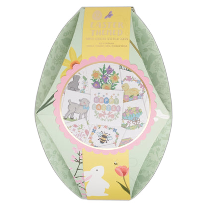 Sew & So On Mini Cross Stitch Kits, 12 Mini Easter Designs