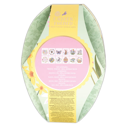Sew & So On Mini Cross Stitch Kits, 12 Mini Easter Designs