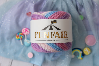 Funfair Swirl DK - Flying Elephants (012)