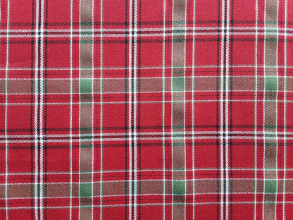 Brushed Cotton Tartan /Red&Green