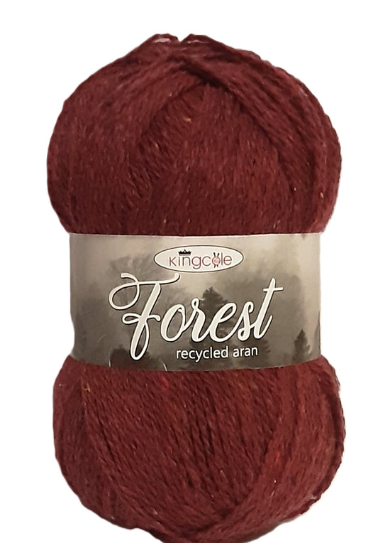 Forest Recycled Aran 100g/ RedBaraeWood