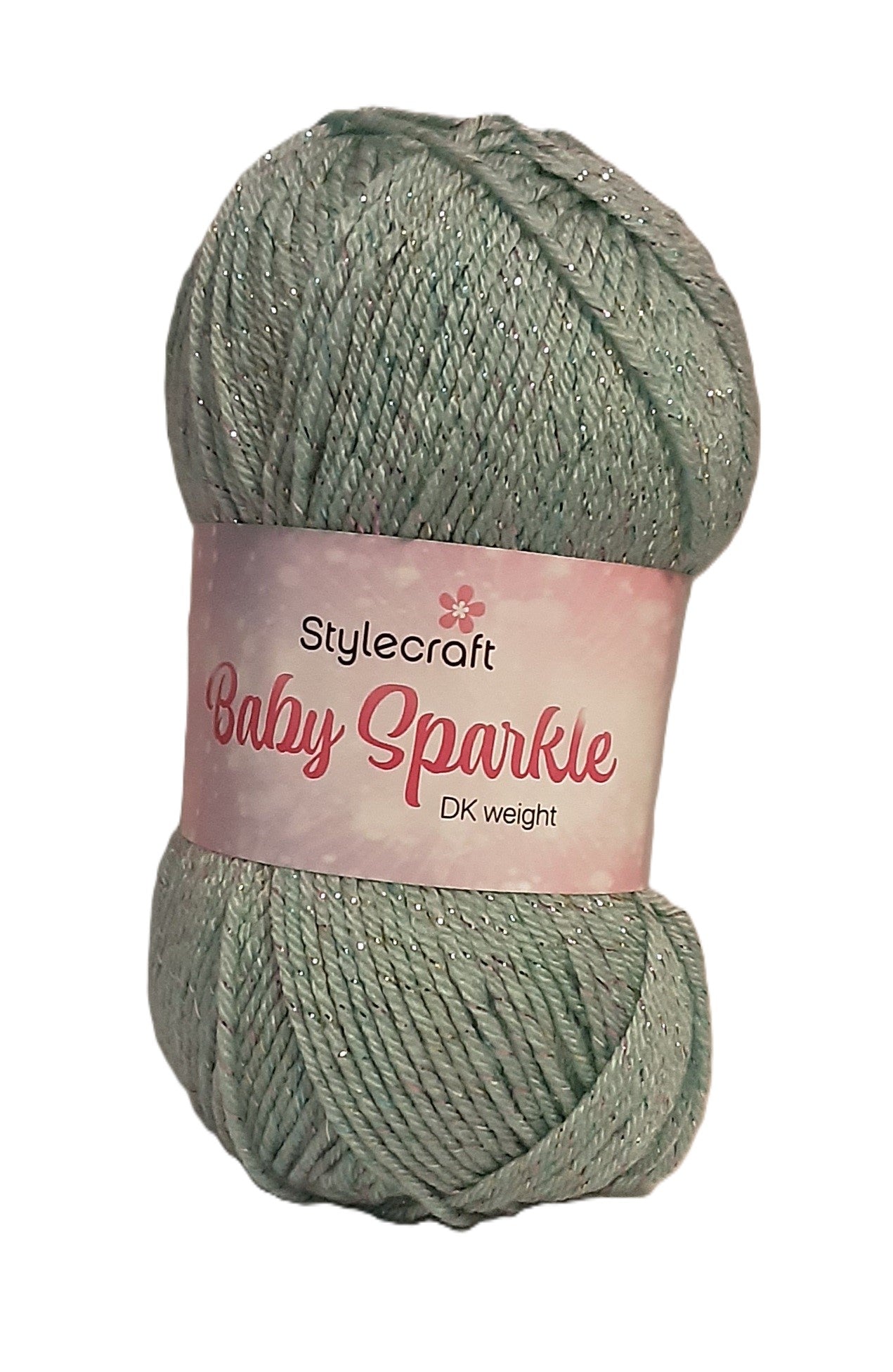 Baby Sparkle DK 100g/ Duck Egg Sparkle