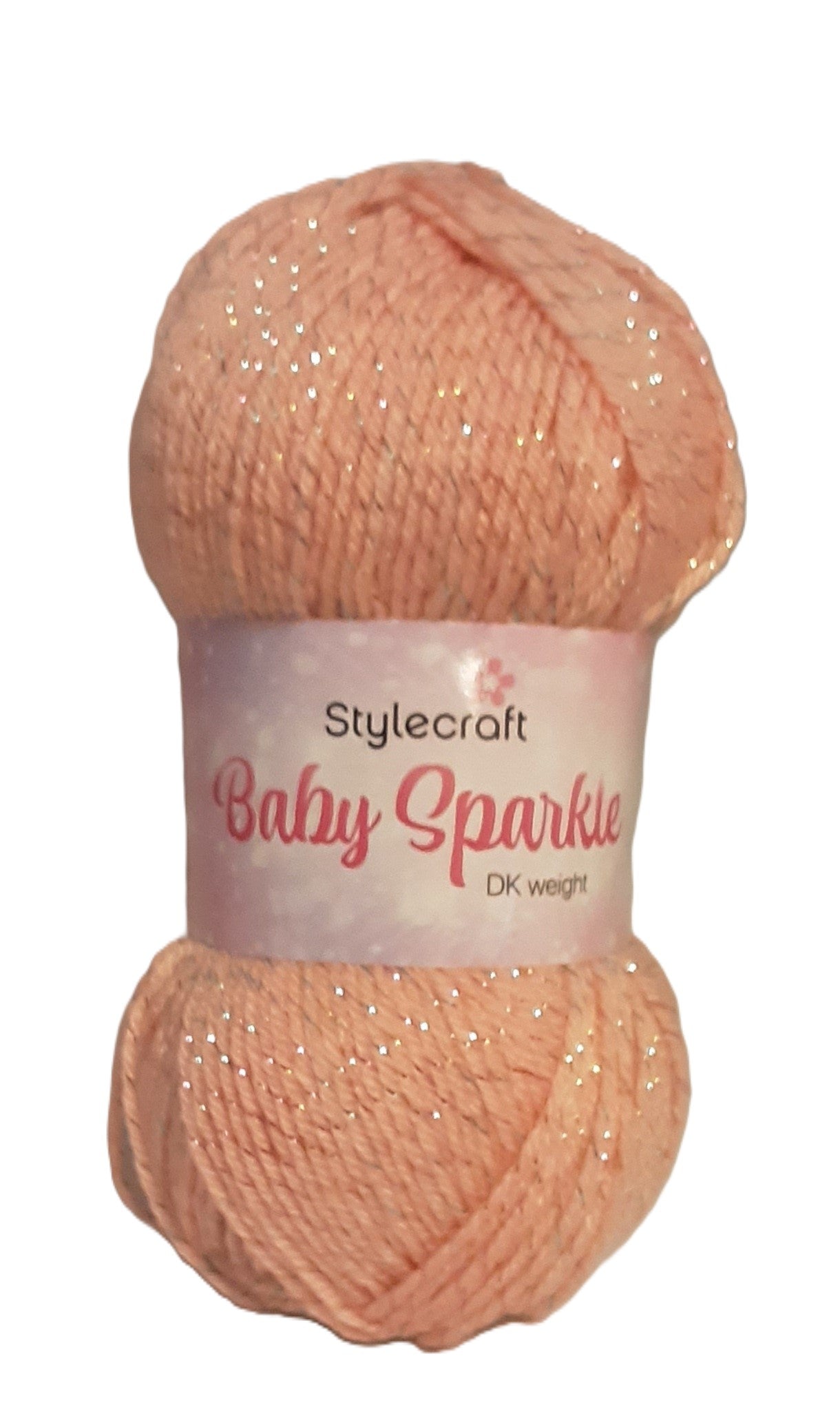 Baby Sparkle DK 100g/ Apricot Sparkle