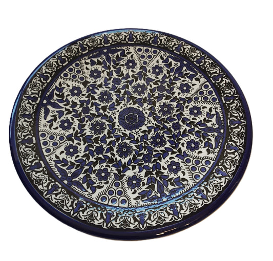 Handmade Palestinian Ceramic Plate