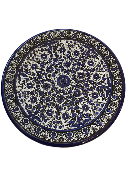 Handmade Palestinian Ceramic Plate