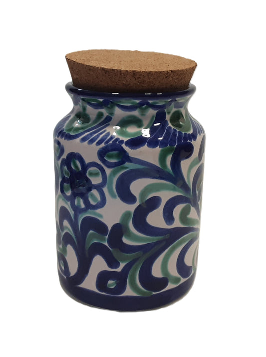 Handmade Ceramic Large  Jar With Cork Lid