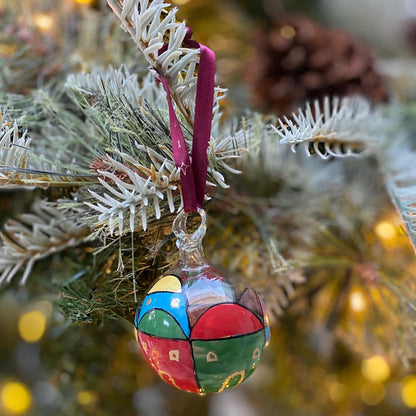 Christmas Glass Ball -Jerusalem design