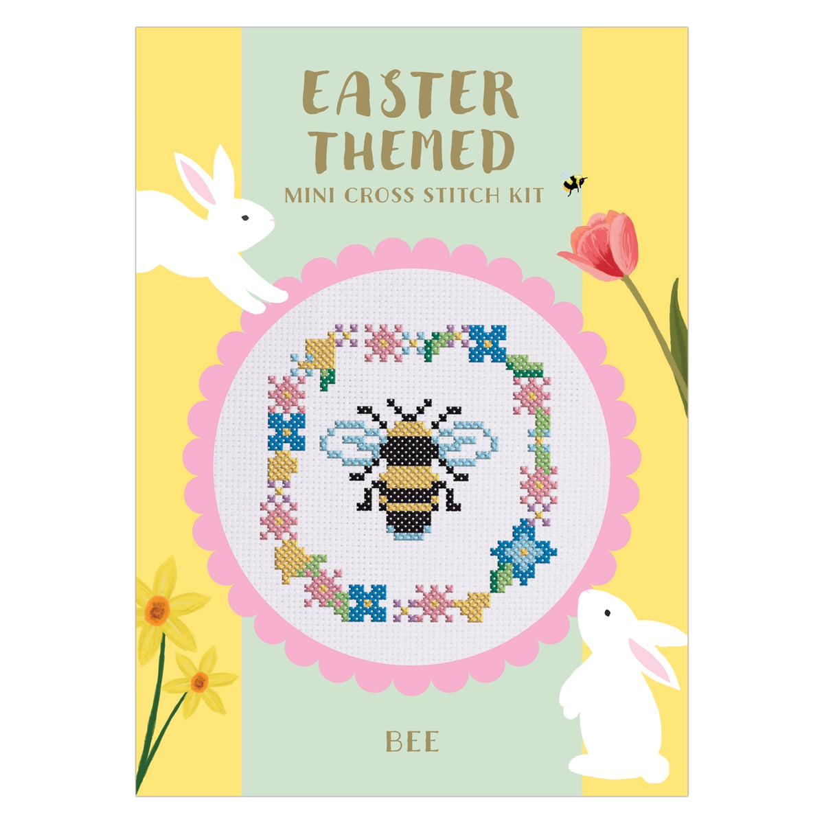 Sew & So On Mini Cross Stitch Kits, 12 Mini Easter Designs