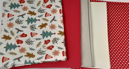 Fat Quarters: Gingerbread: Bundle of 5