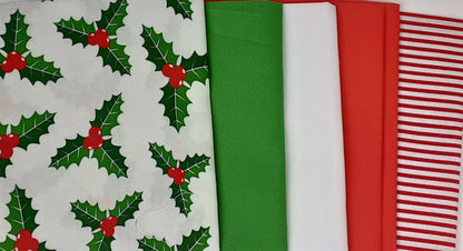 Fat Quarters: Christmas Classic: Bundle of 5