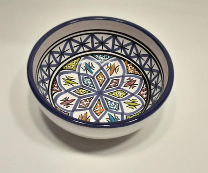 Handmade Tunisian Ceramic Bowl 16cm
