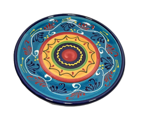 Handmade Spanish Round Dinner Plate