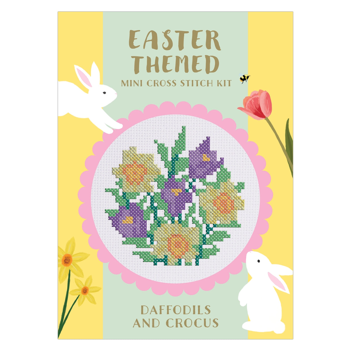 Sew & So On Mini Cross Stitch Kits, 12 Mini Easter Designs