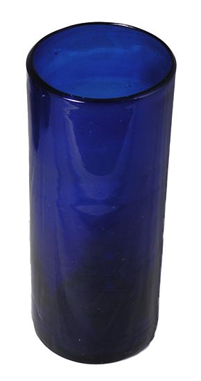 Glass Tumblers Set of 2-Royal Blue