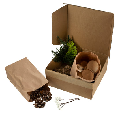Wreath Kit: Scandi Wood: 25cm