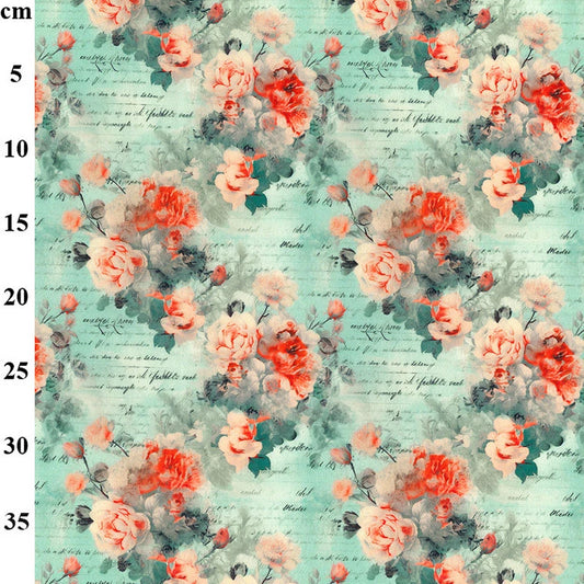 Cotton Poplin: Floral Design