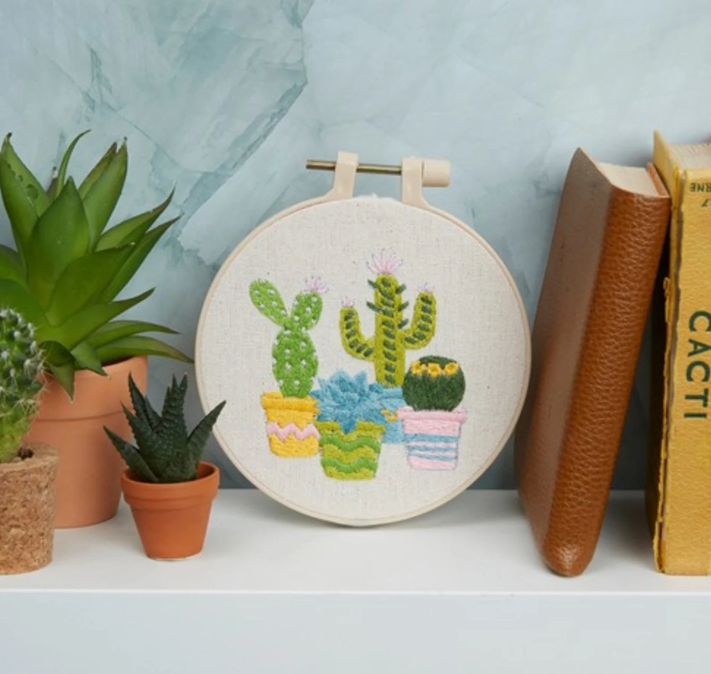 Embroidery By Numbers Cacti Craft Stitch Kit