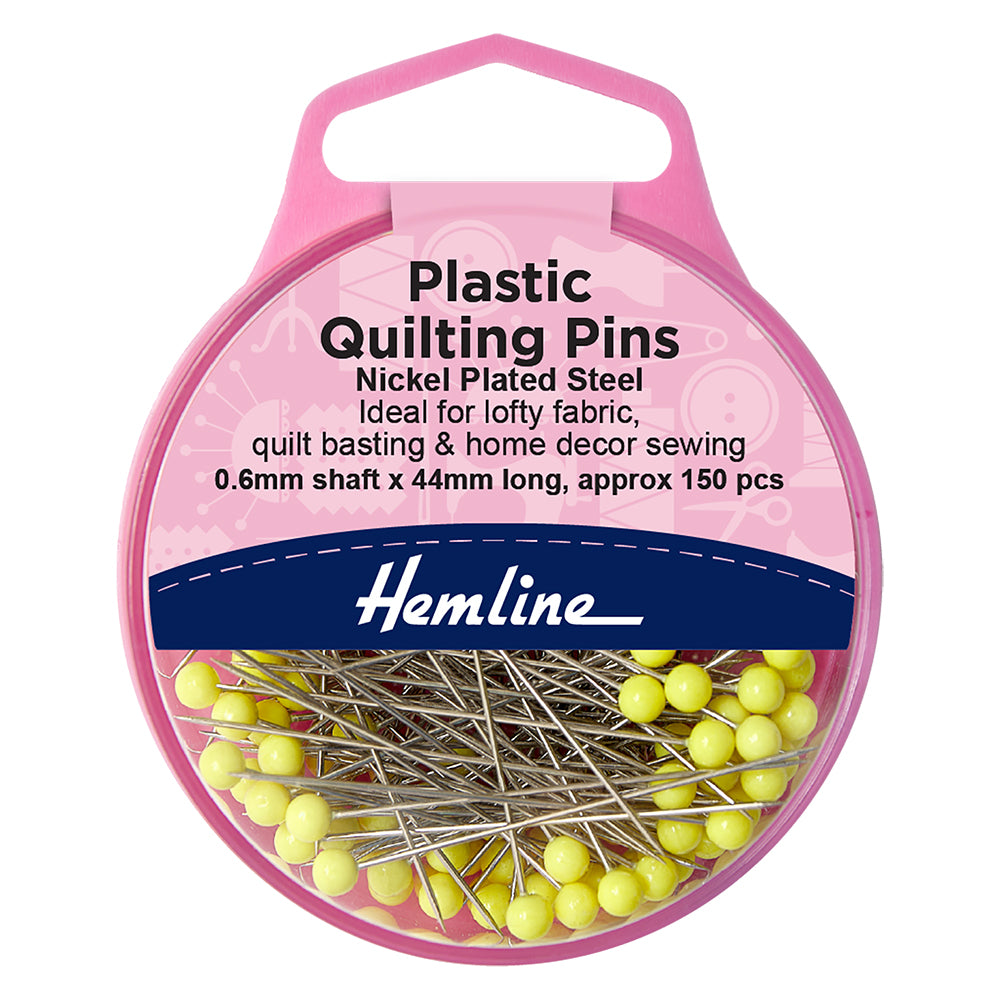 Pins: Quilting: Nickel: 44mm: 150 Pieces
