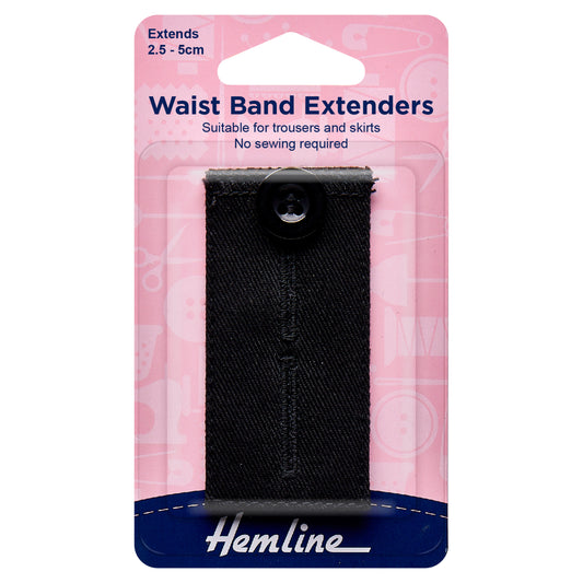 Waistband Extender Button, Black