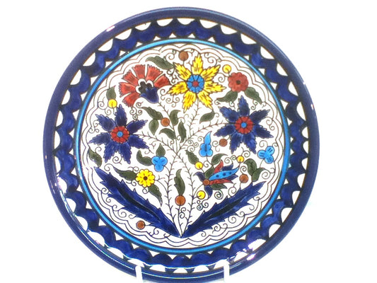 Handmade Palestinian Ceramic Plate