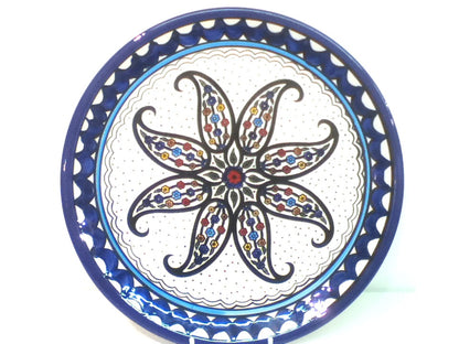 Handmade Palestinian Ceramic Plate