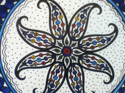 Handmade Palestinian Ceramic Plate