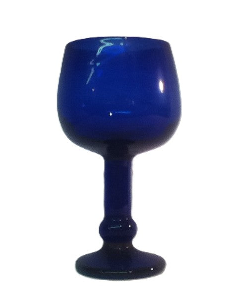 Hand-blown Glass Set of 2- Royal Blue
