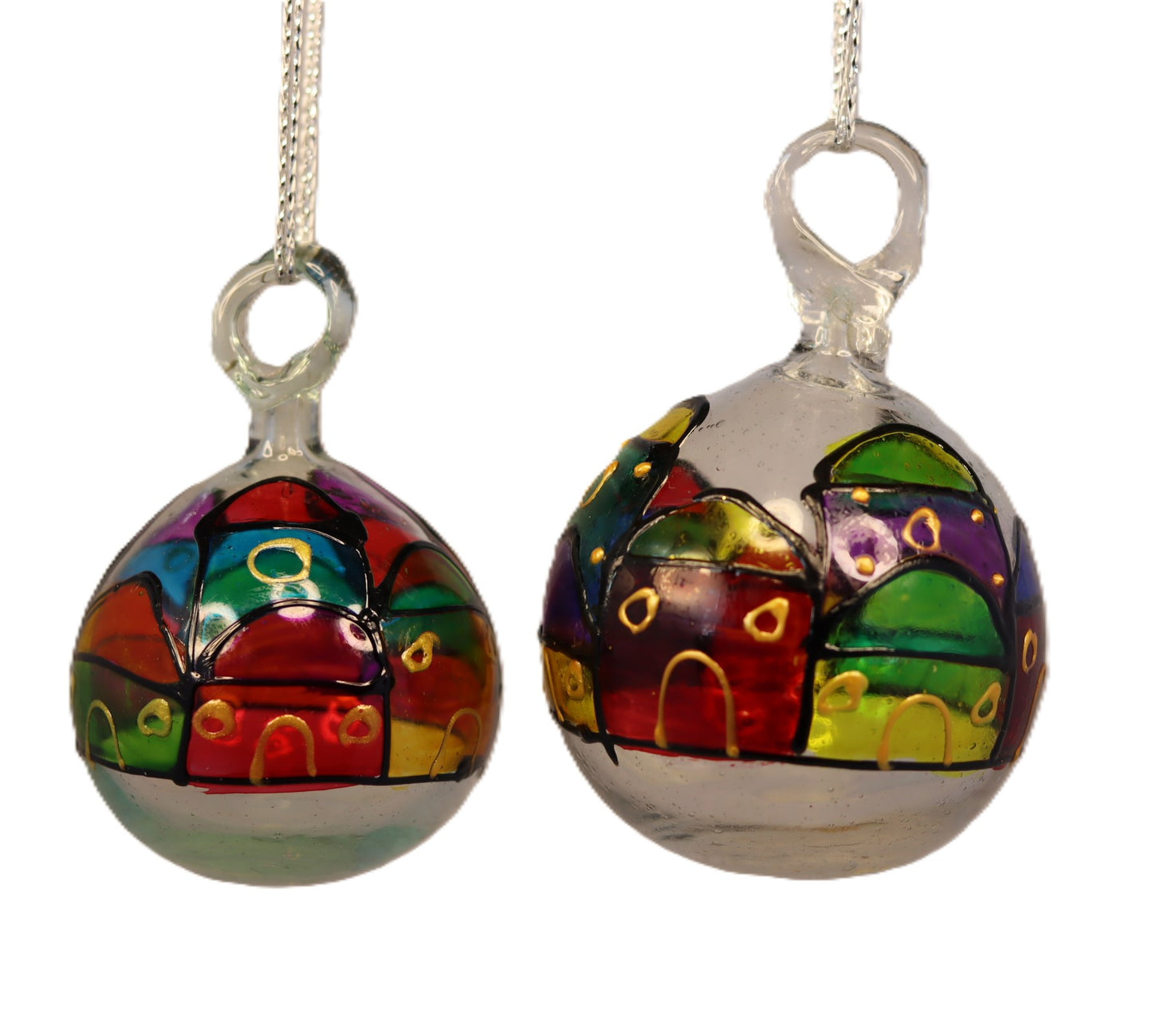 Christmas Glass Ball -Jerusalem design