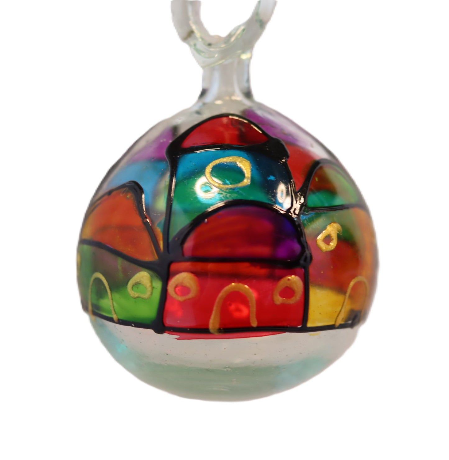 Christmas Glass Ball -Jerusalem design