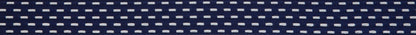 Parallel Stitch: 25mm: Navy / Bianco