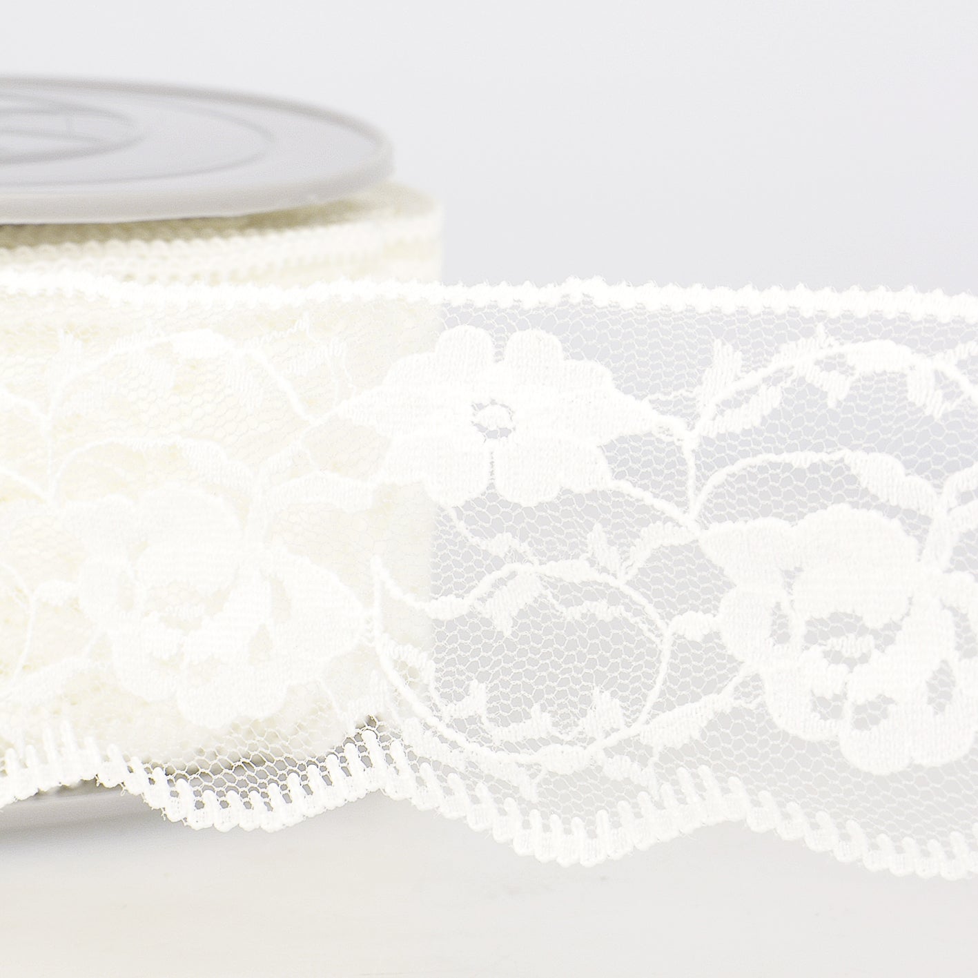 Trim: Lace: Rachel: 55mm: Ivory