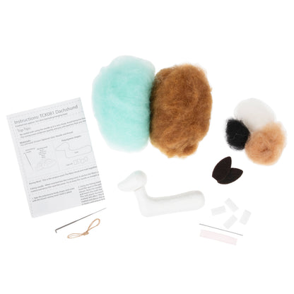 Needle Felting Kit: Dachshund