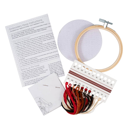 Embroidery Kit with Hoop: Mini: Woof
