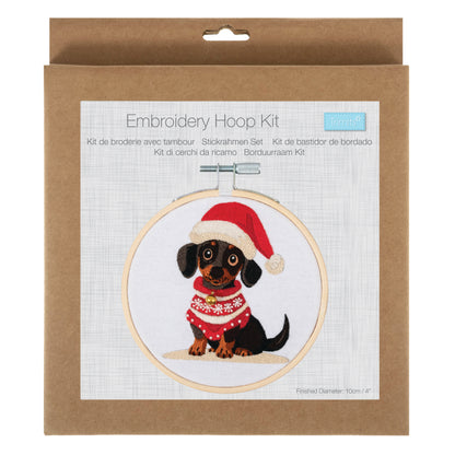 Embroidery Kit with Hoop: Mini: Woof