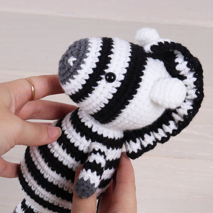 Crochet Kit: Amigurumi: Zebra